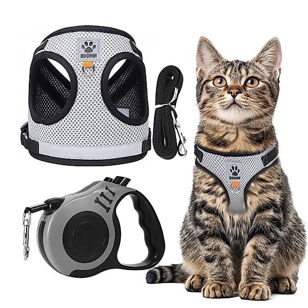 BlingBin Katzen-Geschirr Katzengeschirr mit Leine Verstellbar günstig online kaufen