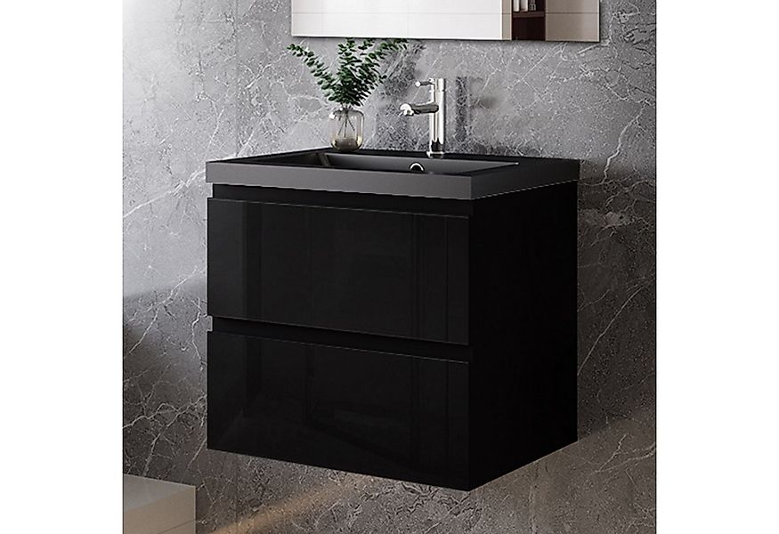 duschspa Waschtisch Waschbecken mit Unterschrank Badmöbel Set Badschrank Wa günstig online kaufen