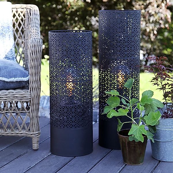 Stehleuchte Maison in Schwarz E27 IP44 780mm günstig online kaufen