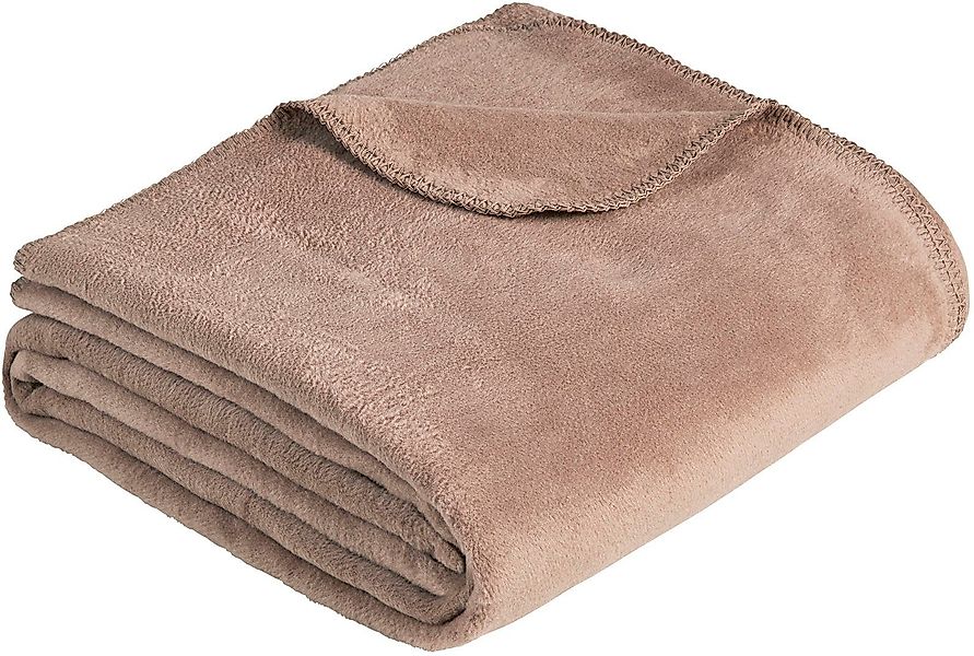 Wohndecke Uni Decke Malaga, IBENA, unifarben günstig online kaufen