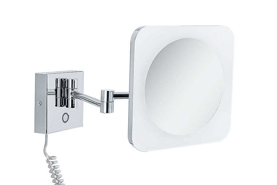 Paulmann LED Wandleuchte »Jora IP44 White Switch 60lm 230V 3,3W Chrom, Weiß günstig online kaufen