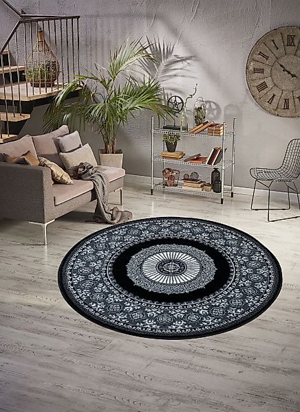 my home Teppich "Shari, Made in Belgium" rund 7 mm Höhe Orient-Dekor, mit B günstig online kaufen