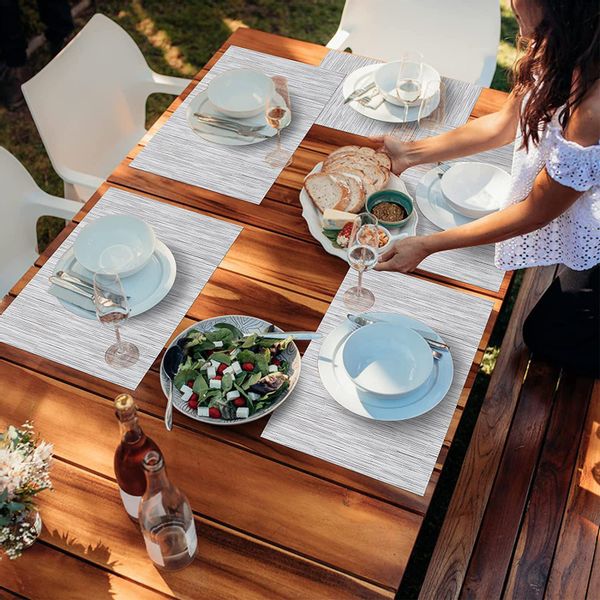 MODFU Platzset 6er Tischset Platz-Matten Platzdeckchen günstig online kaufen