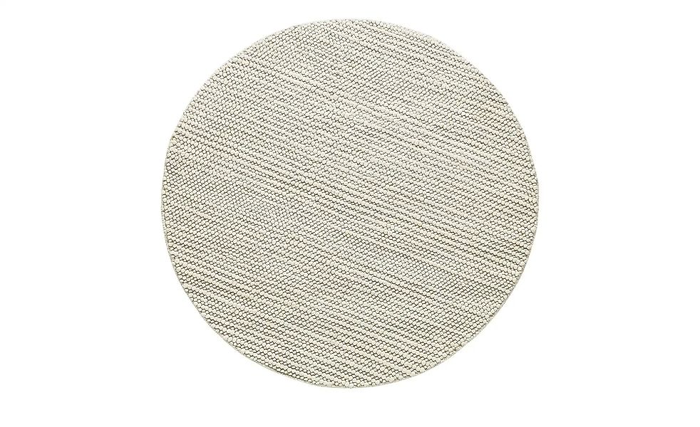 Handgewebter Naturteppich  Ruhpolding ¦ creme ¦ Wolle Ø: 160 Teppiche > Nat günstig online kaufen