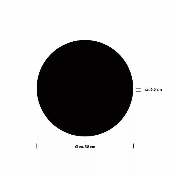 LED-Wandleuchte Aaron, Ø 38 cm, schwarz, CCT, Fernbedienung günstig online kaufen