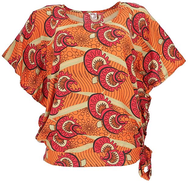 Guru-Shop Longbluse Lockere Sommerbluse mit afrikanischem günstig online kaufen