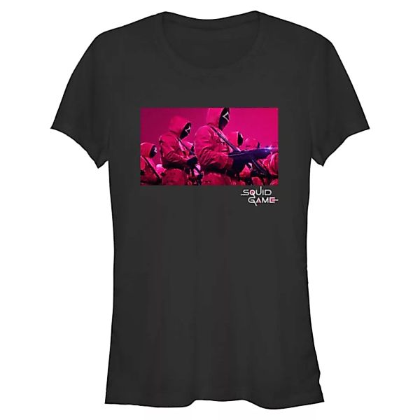 Netflix - Squid Game - Pink Guards - Frauen T-Shirt günstig online kaufen