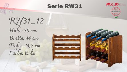 Modo24 Weinregal Flaschenregal Holzregal Flaschenständer Varianten günstig online kaufen
