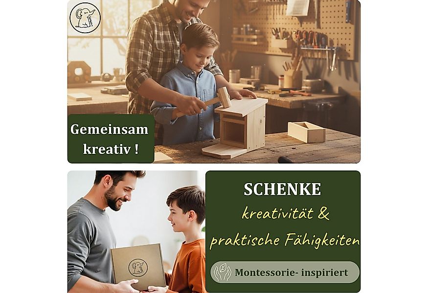 Eli Eichhörnchenkobel Futterhaus - Bausatz für Kinder zum bemalen inkl. Vor günstig online kaufen