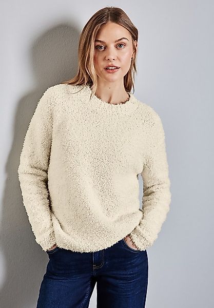 STREET ONE Rundhalspullover im angenehmen Materialmix günstig online kaufen