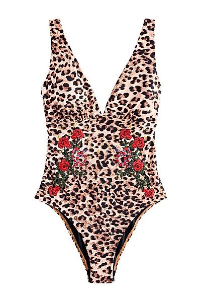 Rockett St George Badeanzug Rockett St George Badeanzug mit tiefem Ausschni günstig online kaufen