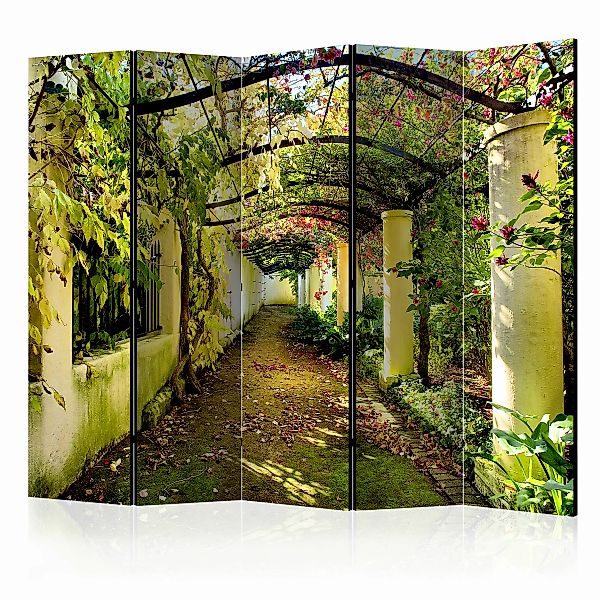 5-teiliges Paravent - Romantic Garden Ii [room Dividers] günstig online kaufen
