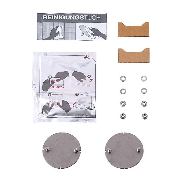 Keuco Brausegarnitur Klebe-Set Typ 2, Höhe 5.00 cm, Edition 90, Typ 2 für a günstig online kaufen