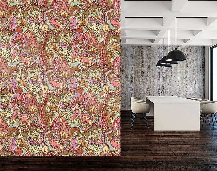 queence Vinyltapete »Ariana«, 90x250cm, selbstklebend, kinderleichte Anbrin günstig online kaufen