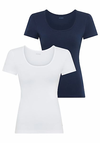 HUGO Underwear T-Shirt, (2 tlg.), regular fit, Rundhals günstig online kaufen
