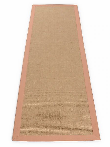 carpetfine Sisalteppich »Sisal«, rechteckig, 5 mm Höhe, mit farbiger Bordür günstig online kaufen