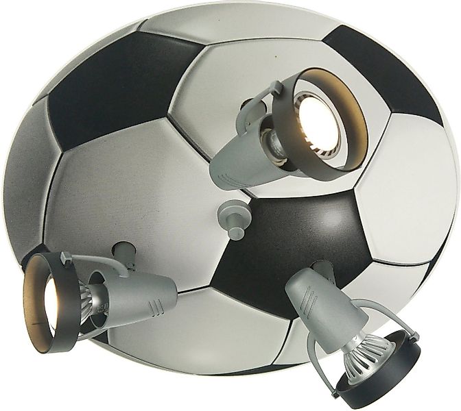 niermann Deckenleuchte Fußball, Kinderlampe, Strahler, Deckenlampe, Fußball günstig online kaufen