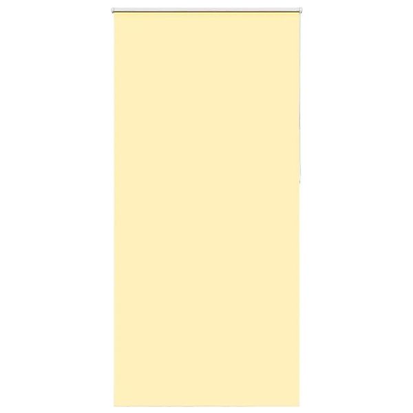 vidaXL Verdunkelungsrollo Gelb 95x230 cm Stoffbreite 90,7 cm Polyester 4012 günstig online kaufen