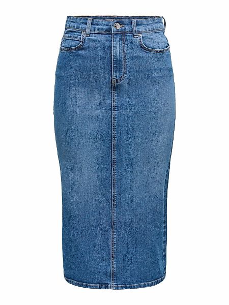 ONLY Jeansrock "ONLWONDER MIDI BACK SLIT SKIRT PIM DNM" günstig online kaufen