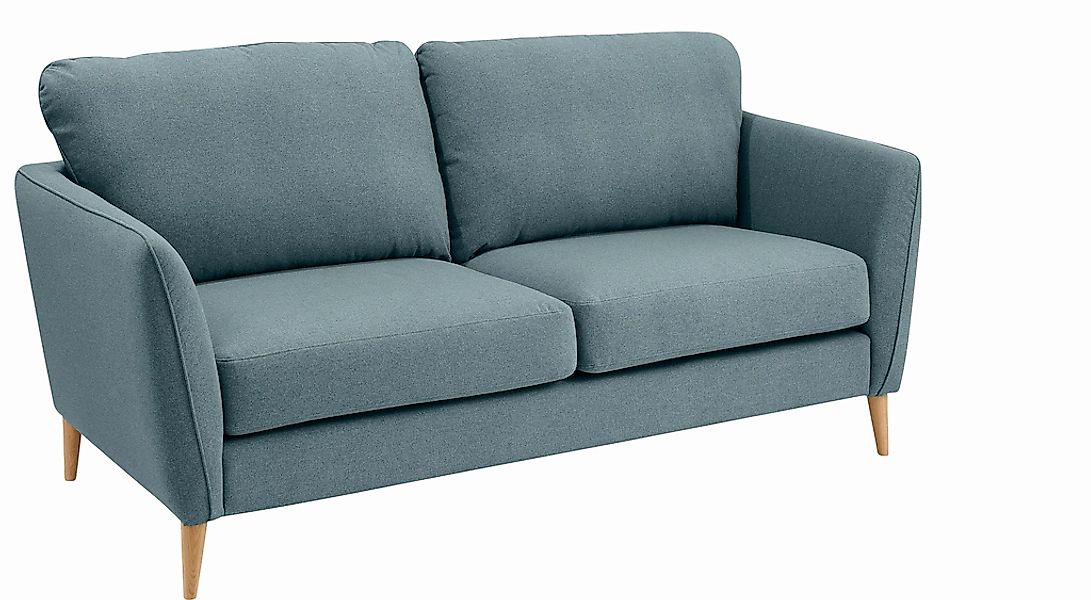 Home affaire 2-Sitzer "MARSEILLE Kompaktsofa 170 cm, Cord, Flachgewebe, Str günstig online kaufen