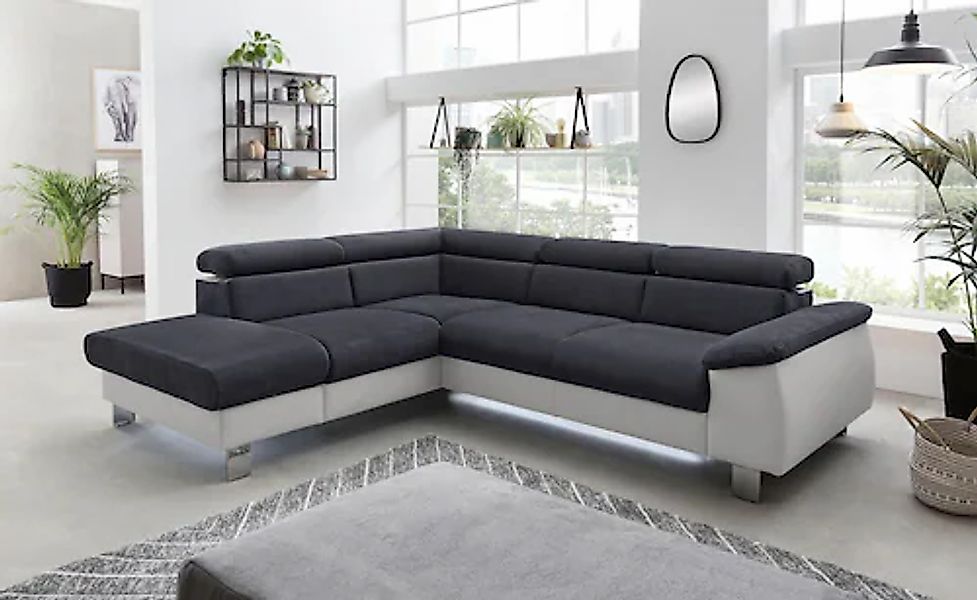 COTTA Polstergarnitur »Komaris L-Form«, (Set), Set bestehend aus: Ecksofa m günstig online kaufen