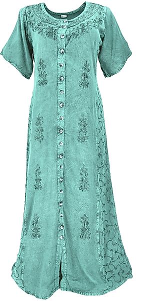 Guru-Shop Midikleid Besticktes indisches Hippie Kleid günstig online kaufen