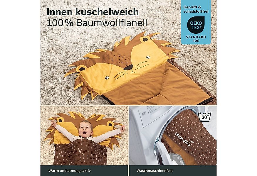 Skandika Schlafsack Soti, Schlafsack für Kinder bis 150 cm, buntes Design L günstig online kaufen