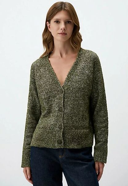 Jimmy Key Strickpullover V-Ausschnitt Langärmlig Knöpfe Pullover Cardigan günstig online kaufen