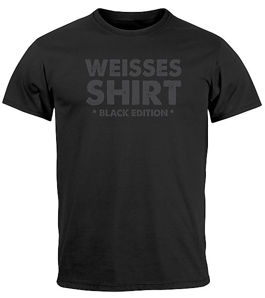 MoonWorks Print-Shirt Herren T-Shirt Weisses Shirt günstig online kaufen