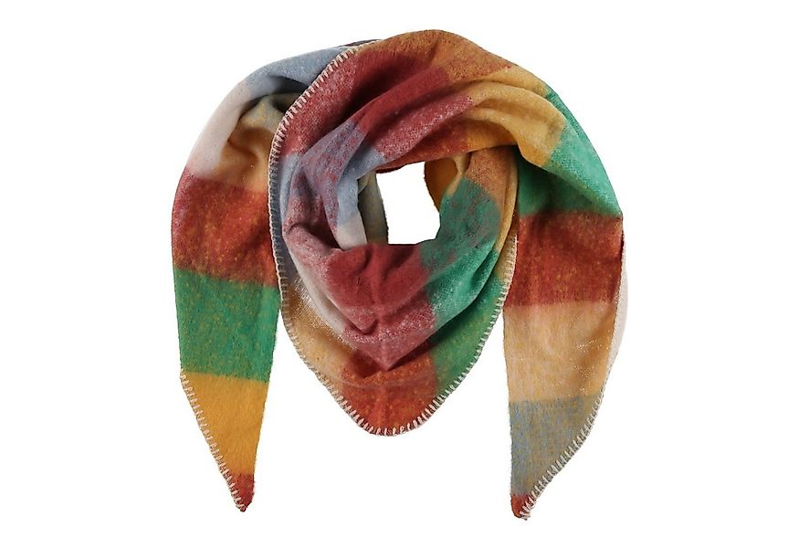 COFI 1453 Schal XXL Schal Frauen Halstuch Dreiecksschal Viskoseschal Herbst günstig online kaufen