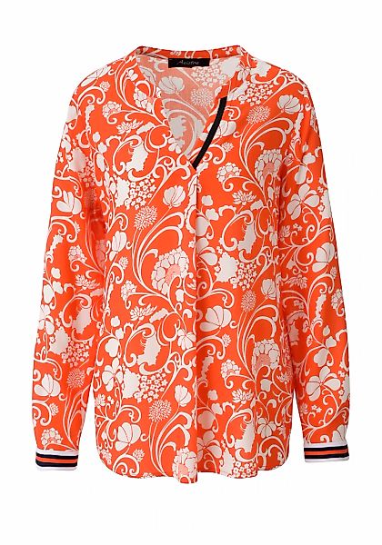 Aniston CASUAL Schlupfbluse mit fantasievollem, grafischen Blumendruck - NE günstig online kaufen