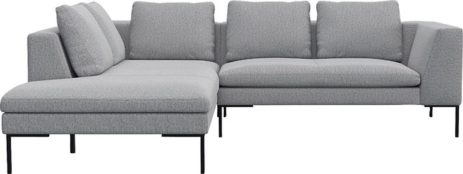 FLEXLUX Ecksofa »Loano, superbequemer Sitzkomfort durch Kaltschaum im Sitz, günstig online kaufen