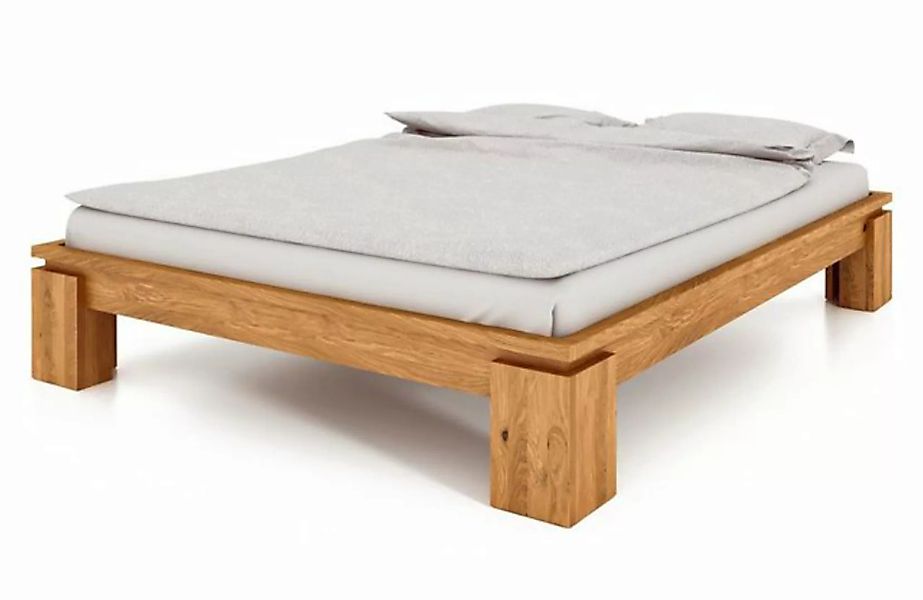 byoak Bett VINCI 80 x 210 aus Massivholz, ohne Kopfteil, Naturgeölt günstig online kaufen