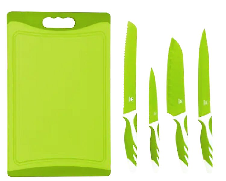 KING Messer-Set »Küchenmesserset »CUTTING«« 4 Küchenmesser, 1 Schneidebrett günstig online kaufen