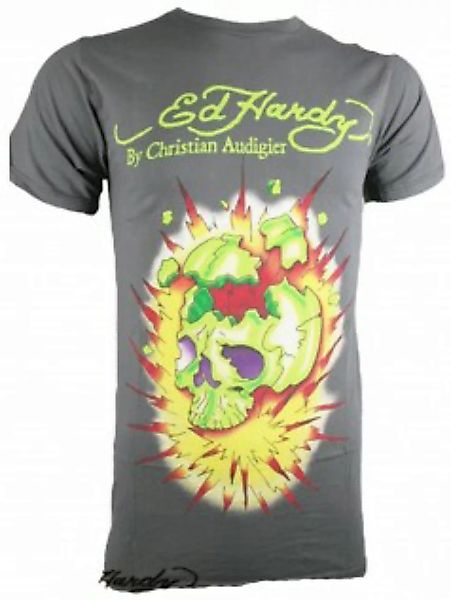 Ed Hardy Herren Shirt Exploding Skull günstig online kaufen