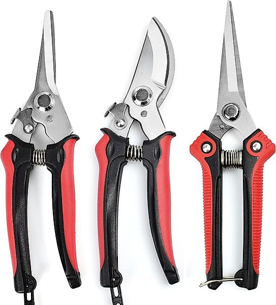LuxusKollektion Gartenpflege-Set Professionelles Gartenschere Set 3 günstig online kaufen