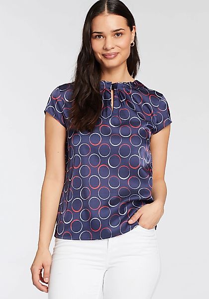 HECHTER PARIS Druckbluse, mit Raffung am Hals günstig online kaufen