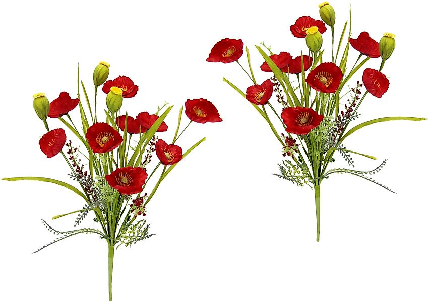 my home Kunstblume »Mohnblumen«, 2er Set günstig online kaufen