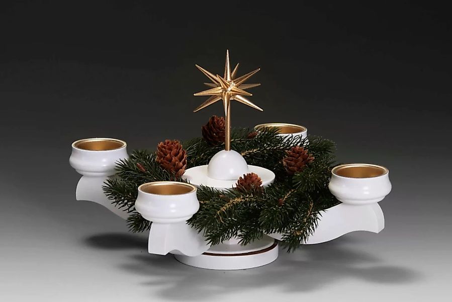 Albin Preissler Adventsleuchter "Weihnachtsstern, Weihnachtsdeko", Ø 22 cm, günstig online kaufen