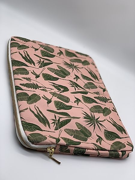Laptoptasche Botanicals Green On Pink günstig online kaufen