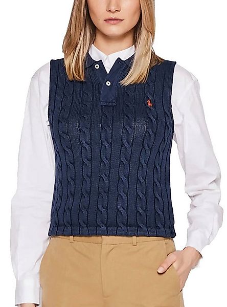 Polo Ralph Lauren Strickpullover Pullover Strick Zopfmuster Pulli Polo Crop günstig online kaufen