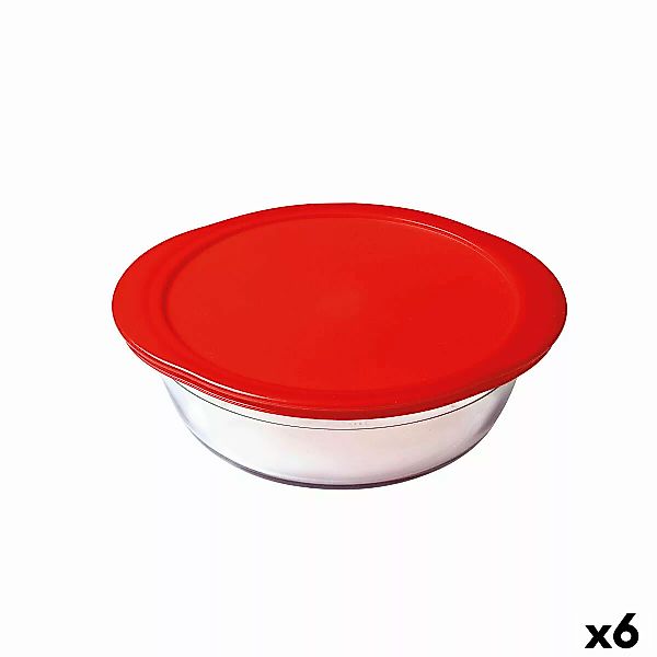 Runde Lunchbox Mit Deckel Ô Cuisine Cook & Store 27 X 24 X 8 Cm Rot 2,3 L günstig online kaufen
