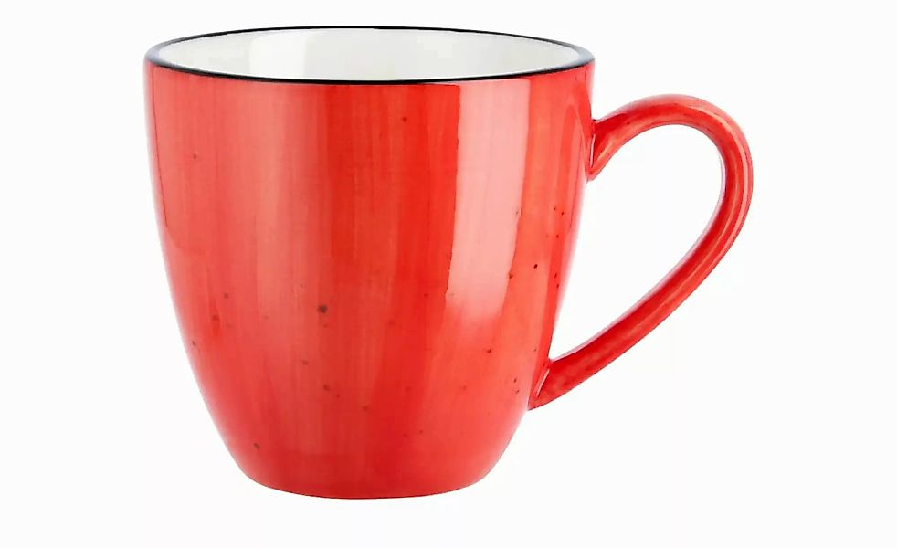 Peill+Putzler Kaffeetasse  Genua ¦ rot ¦ Maße (cm): H: 7,8  Ø: 8.2 Geschirr günstig online kaufen