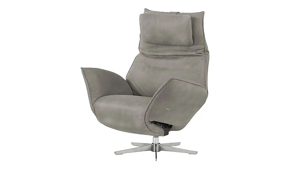 KOINOR Ledersessel mit elektrischer Relaxfunktion Safira ¦ grau ¦ Maße (cm) günstig online kaufen