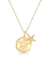 Elli Kette mit Anhänger Blume Seestern günstig online kaufen