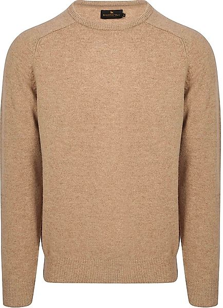 Steppin' Out Pullover Lammwolle Beige - Größe L günstig online kaufen