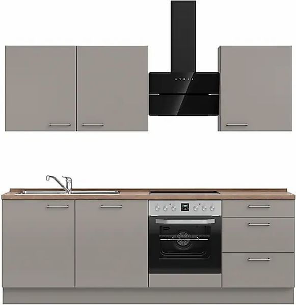 nobilia® Küchenzeile »"Laser II"«, vormontiert, Ausrichtung wählbar, Breite günstig online kaufen