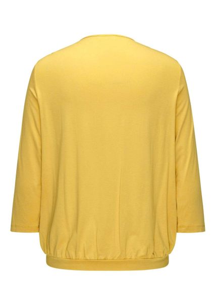 GOLDNER Kurzarmbluse Kurzgröße: Chiffon-Shirt mit 3/4-Arm, günstig online kaufen
