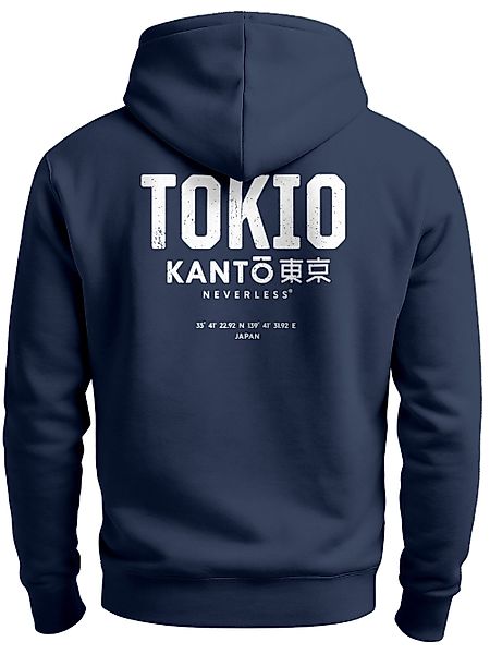 Neverless Hoodie Hoodie Backprint Herren Tokyo günstig online kaufen