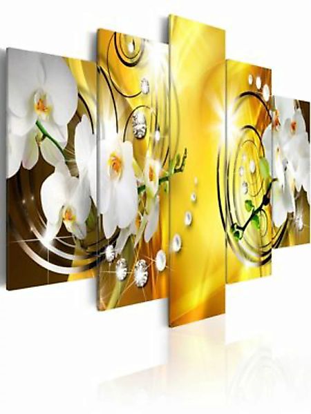 artgeist Wandbild Yellow Admiration gelb/weiß Gr. 200 x 100 günstig online kaufen